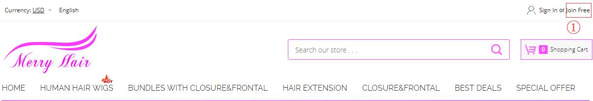 How to register merryhair a member?