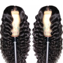 New Arrival Natural Wave  Lace Front Wig No Shedding No Tangle Remy Human Hair Wigs With Baby Hair