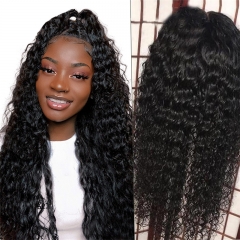360 New Curl 13x6 Lace Front Wig 130 150 180 300 Density With Baby Hair Pre Plucked Hairline Natural Headline