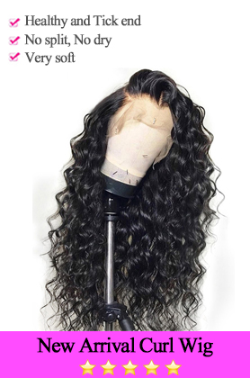 New Arrival Curl Lace Front Wig 130 150 300 Density Human Hair Wigs Remy Brazilian Wig For Black Woman