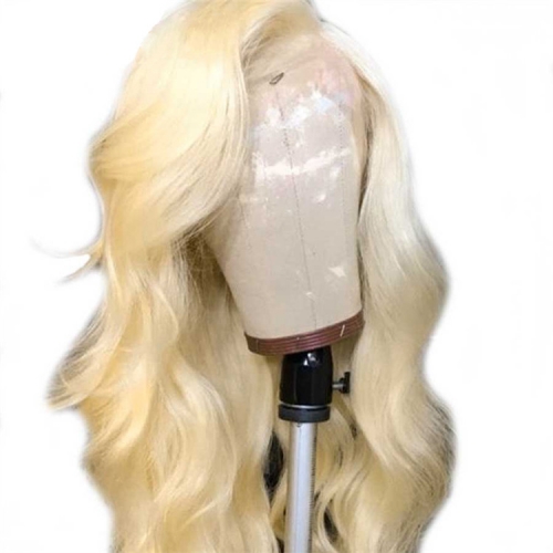 Body Wave Color 613# Lace Front Wig Natural Headline Remy Hair No Chemical Processing