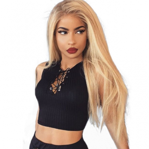 Merry Hair Color 27# Full Lace Wig Straight Hair With Baby Hair