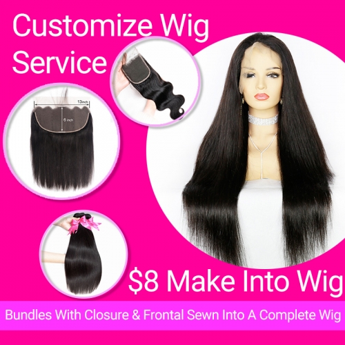 [Custom Wig Orders] Custom Made Hair Wig Handicraft Fee