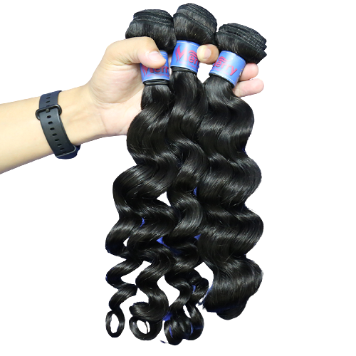 4 Bundles Natural Wave Wavy Sew In Weave Natural Raw Cheap Natural Raw Virgin Unprocessed Human Wavy Hair