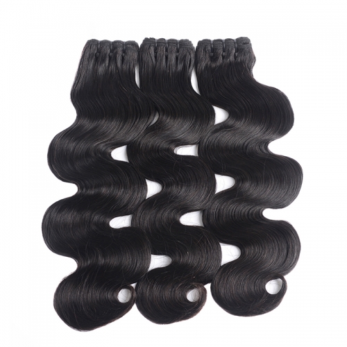 Wholesale Body Wave Bundles Deals Double Drawn Weft Hair Extension Peruvian Brazilian Hair Weave Bundles