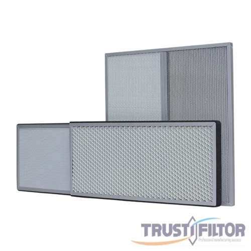 Aluminum honeycomb photocatalytic filter