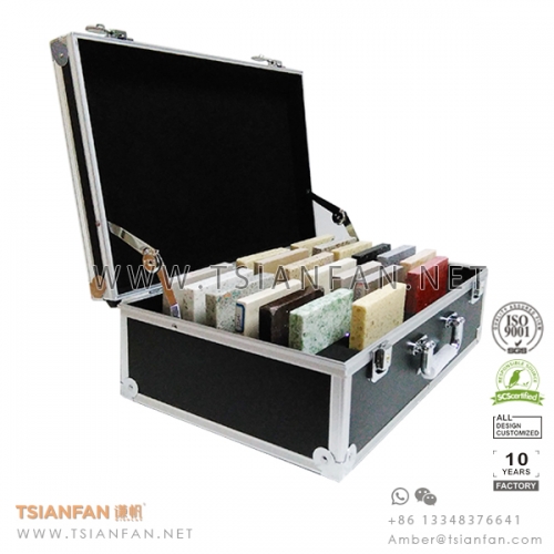 Granite Stone Sample Display Suitcase Box