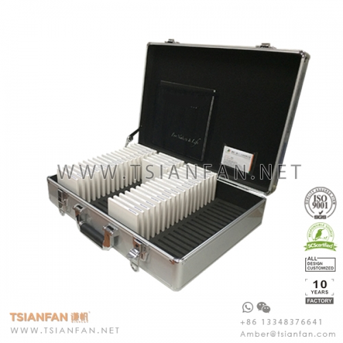 Flooring Tile Quartz Stone Sample Suitcase Box for Vicostone