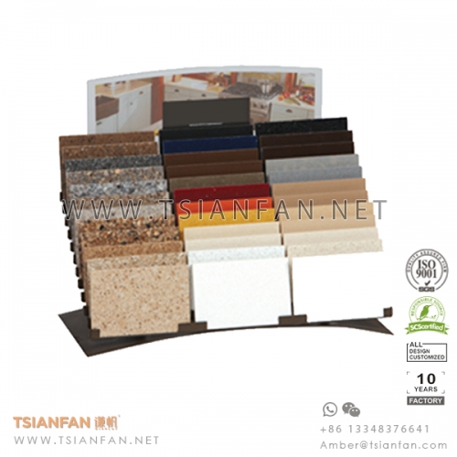 Granite and Quartz Stone Tile Sample Desk Rack