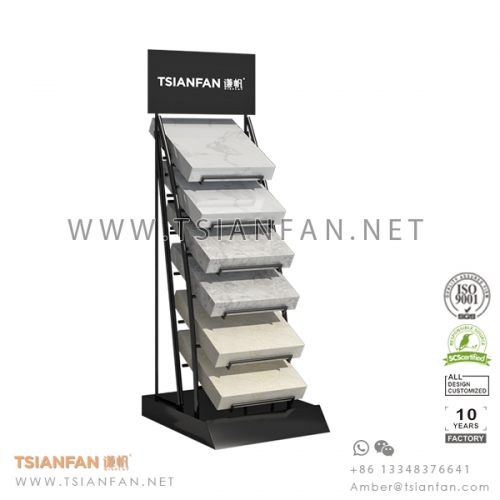 Marble Stone Sample and Granite Table Display Rack for Marketing