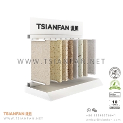 Metal Wing Quartz Surface and Granite Stone Table Rack for Sample