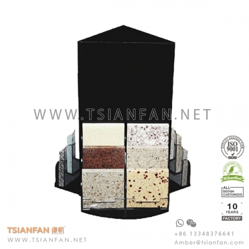 Acrylic Artificial Stone Sample Countertop Display Stand