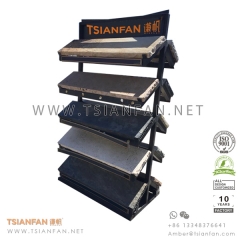 Outdoor Paving Stone Display Rack for Natural Stone