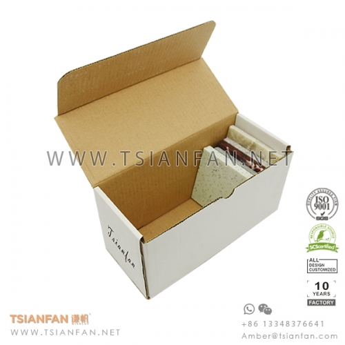 Solid Surface Quartz Stone Sample Display Box