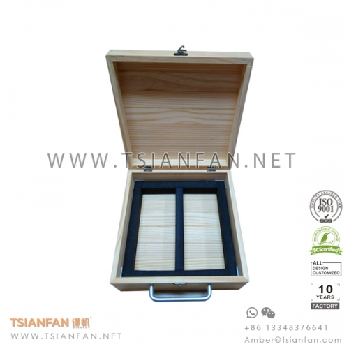 Real Wood Quartz Stone Tile Sample Display Box