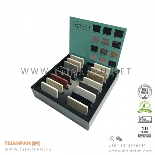 MDF Quartz Stone Tile Sample Display Box