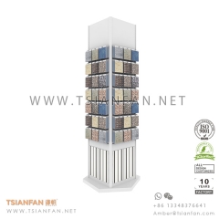 Spinning Mosaic Tile Display Tower