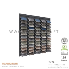 High Capacity Mosaic Tile Sample Display Wall