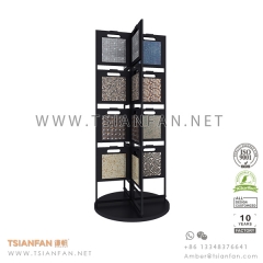 Rotary Mosaic Tile Display Tower