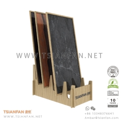 Wood Showroom Porcelain Tile Display Stand