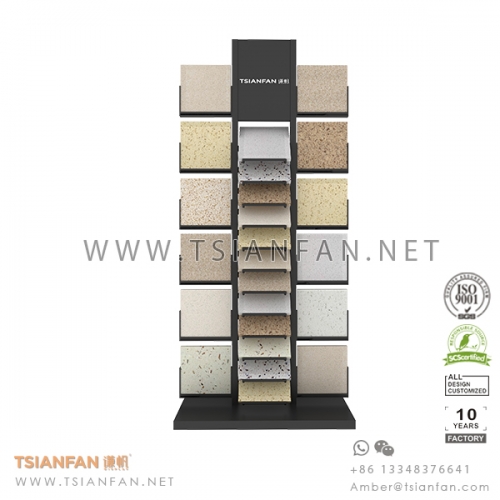 Indoor High Capacity Natural Stone Sample Display Rack