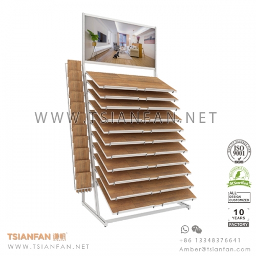 Waterfall Flooring Tile Display Stand