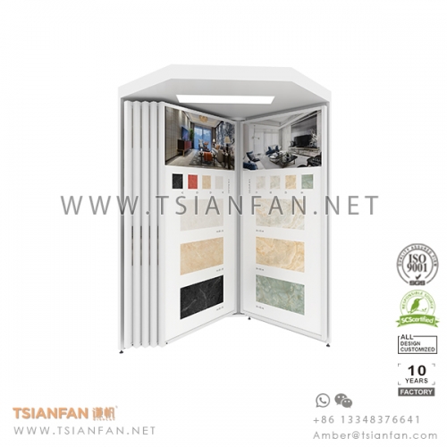 Ceramic Tile Display System for Showroom Sample, Wing Tile Display Stand