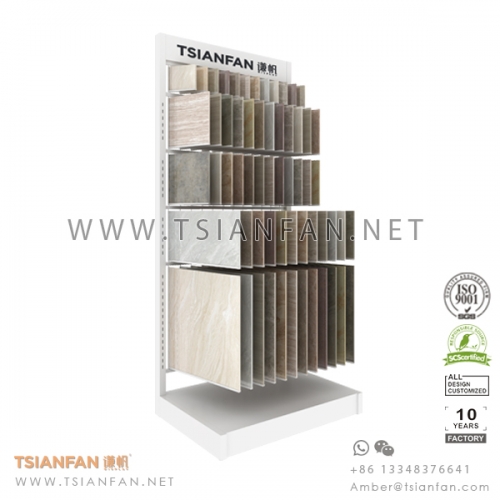 Wing Porcelain Tile Sample Holder , Showroom Ceramic Tile Display Rack