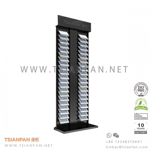 Compac Granite Display.Quartz Stone Display Tower for Promotion