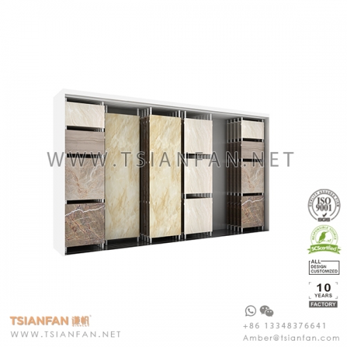 Sliding Flooring Tile Showroom Display Rack