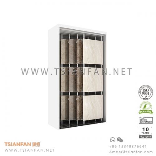 Sliding Stone Tile Showroom Display Rack