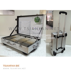 Flooring Tile Quartz Stone Sample Suitcase Box for Vicostone