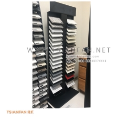 Compac Granite Display.Quartz Stone Display Tower for Promotion