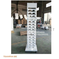 Metal Sheet Granite and Quartz Stone Sample Display Tower Rack