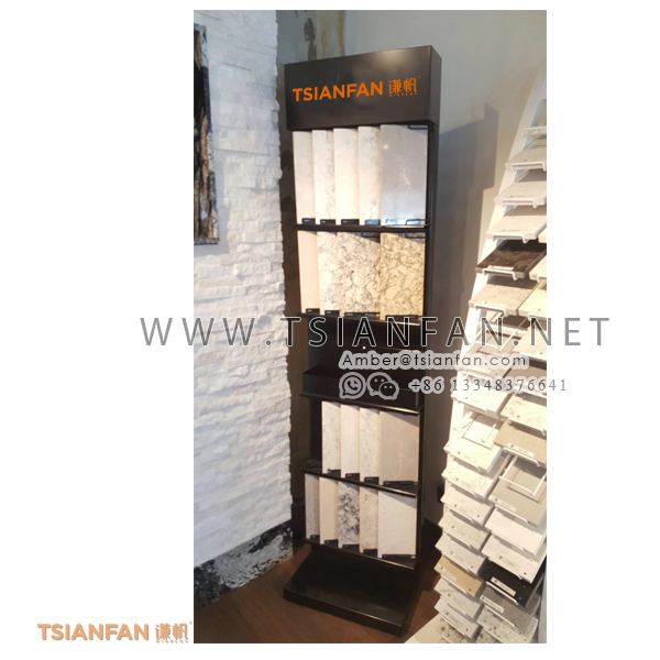 Marble and Granite Quartz stone display Rack Stand