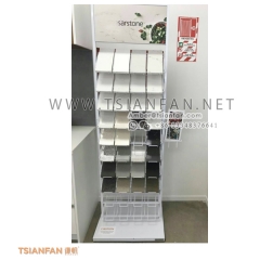 Granite and Quartz Stone Tower Display Rack for Stone Sample Chip