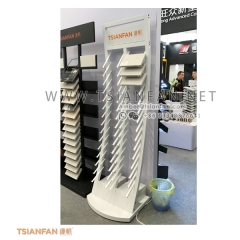 Metal Marble and Quartz Stone Floor Display Stand for Showroom