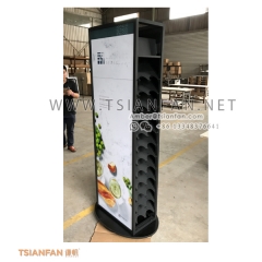 Spin Granite Stand,Quartz Stone Sample Display Tower