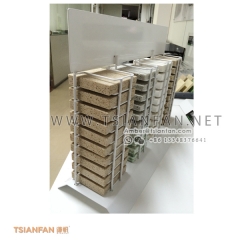 Metal Wire Stone Marble Counter Display for Marketing Promotion