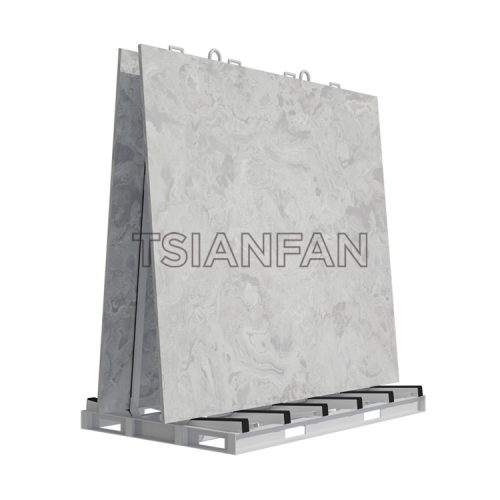 Large-slab ceramic tile bracket exhibition stand SD035