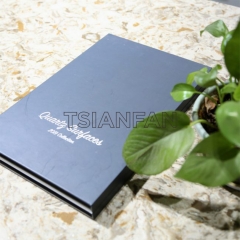 4 Pages Sample Folder Book For Stone Quartz Acrylic Wood Sample Stone Display