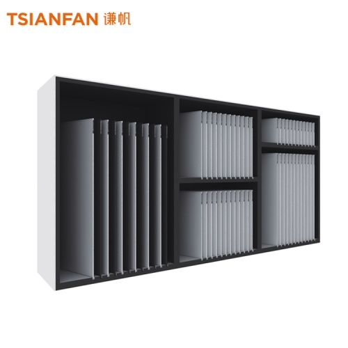 Multi-layer Ceramic Tile Sliding Display Cabinet