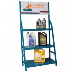 3 Tiers Metal Lubricating Essential Motor Oil Display Rack