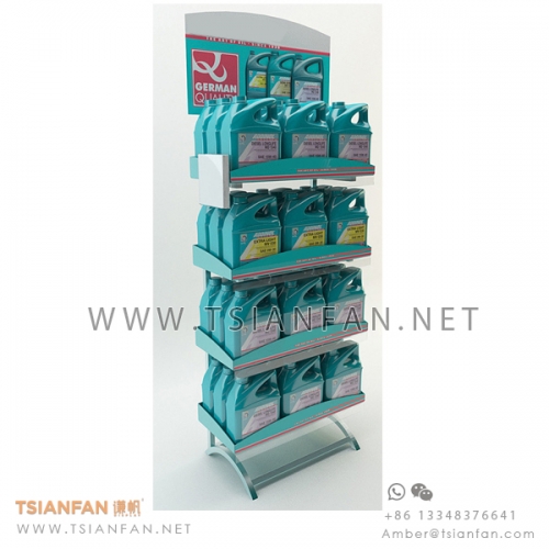 Metal Oil Store Rack, Engine Oil Store Stand