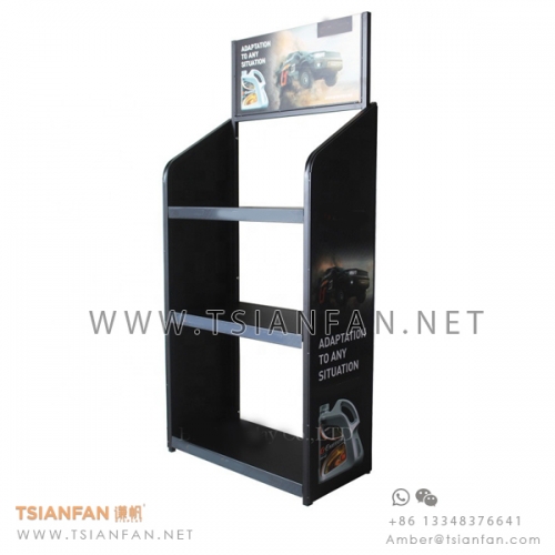 Motor Oil Display Frame , Metal Retail Stand
