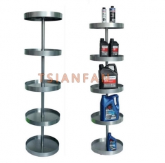 Custom Oil  Display Rack Metal Display Shelf