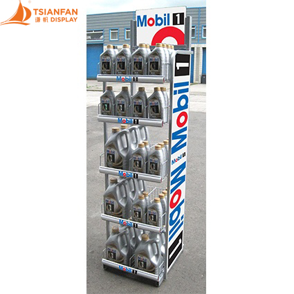 Metal Oil Bottle Display Stand For Sale