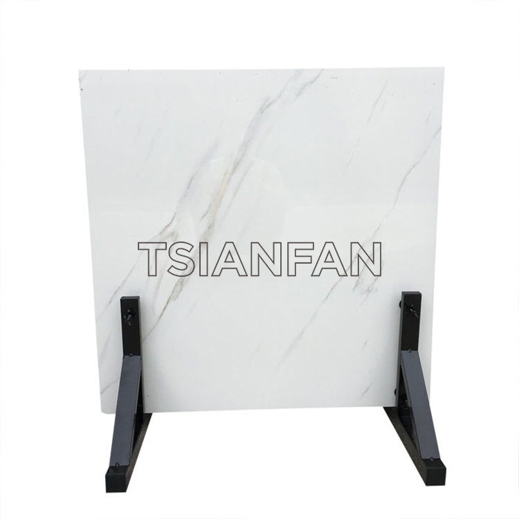 Hot Sale Double Holding Marble Tile Stone Retail Shelving st-47