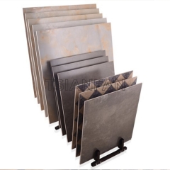 Waterfull Stone Quartz Ceramic Tile Sample Display Stand For Marble