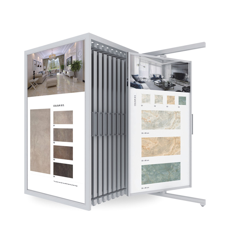 Showroom Sliding Ceramic Tile Display Rack